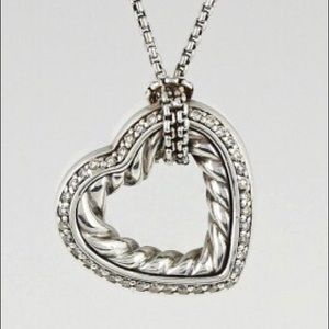 DAVID YURMAN Sterling Silver Diamond Necklace
